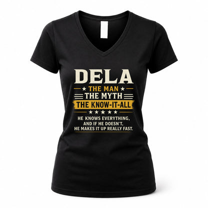 DELA TM90-K04-125 - NAME Legendary Know-It-All Personalized Funny Shirt