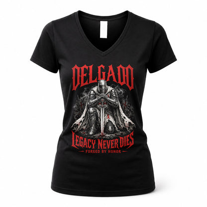 DELGADO HS90-K04-109 - NAME Legacy Never Dies Forged By Honor Personalized Knight