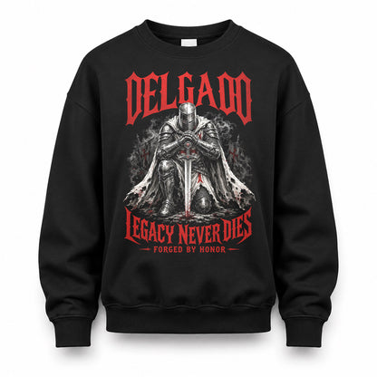 DELGADO HS90-K04-109 - NAME Legacy Never Dies Forged By Honor Personalized Knight
