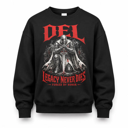 DEL HS90-K04-109 - NAME Legacy Never Dies Forged By Honor Personalized Knight