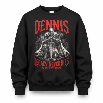 DENNIS HS90-K04-109 - NAME Legacy Never Dies Forged By Honor Personalized Knight