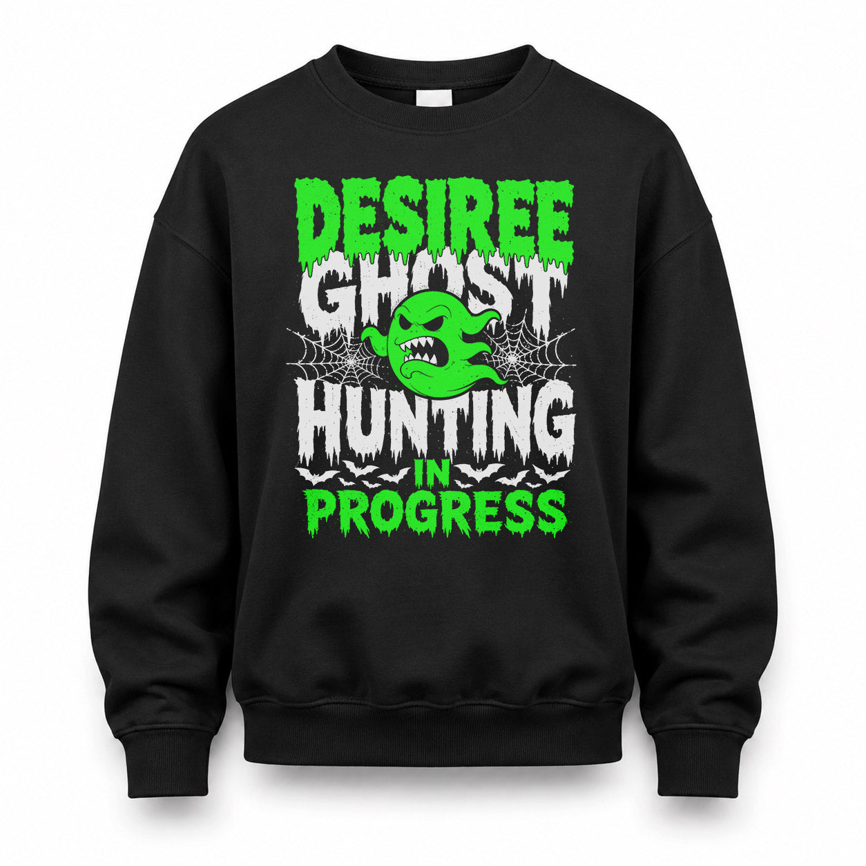 DESIREE HW22-K06-109 - NAME Ghost Hunting In Progress Personalized Halloween Shirt
