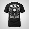 DIAN P01-K24-229 – Personalized Skull Graphic Apparel “I Am NAME I May Not Be Perfect But I Am Limited Edition”
