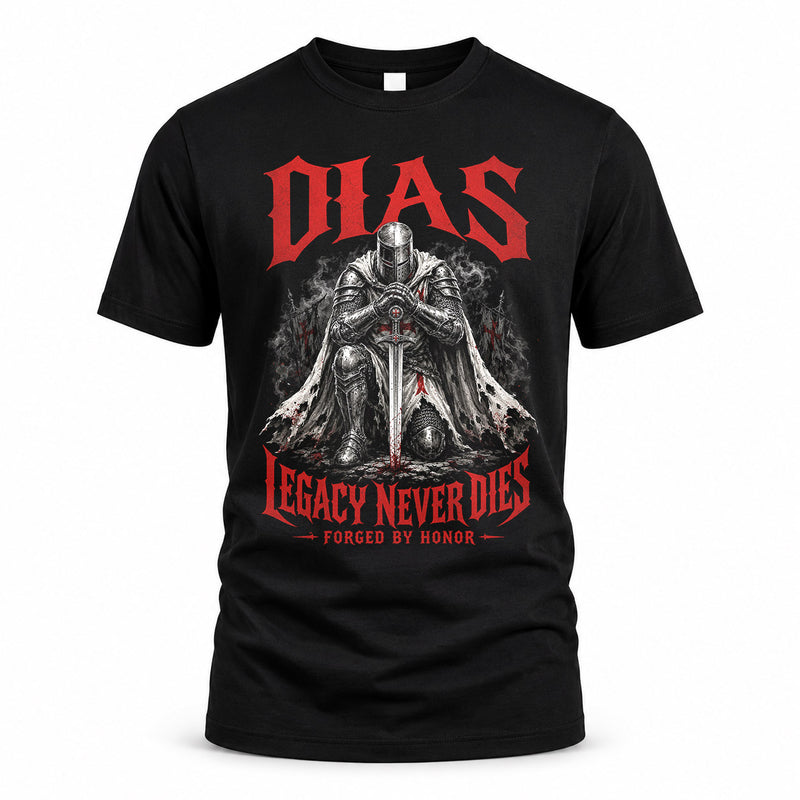 DIAS HS90-K04-109 - NAME Legacy Never Dies Forged By Honor Personalized Knight