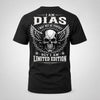 DIAS P01-K24-229 – Personalized Skull Graphic Apparel “I Am NAME I May Not Be Perfect But I Am Limited Edition”