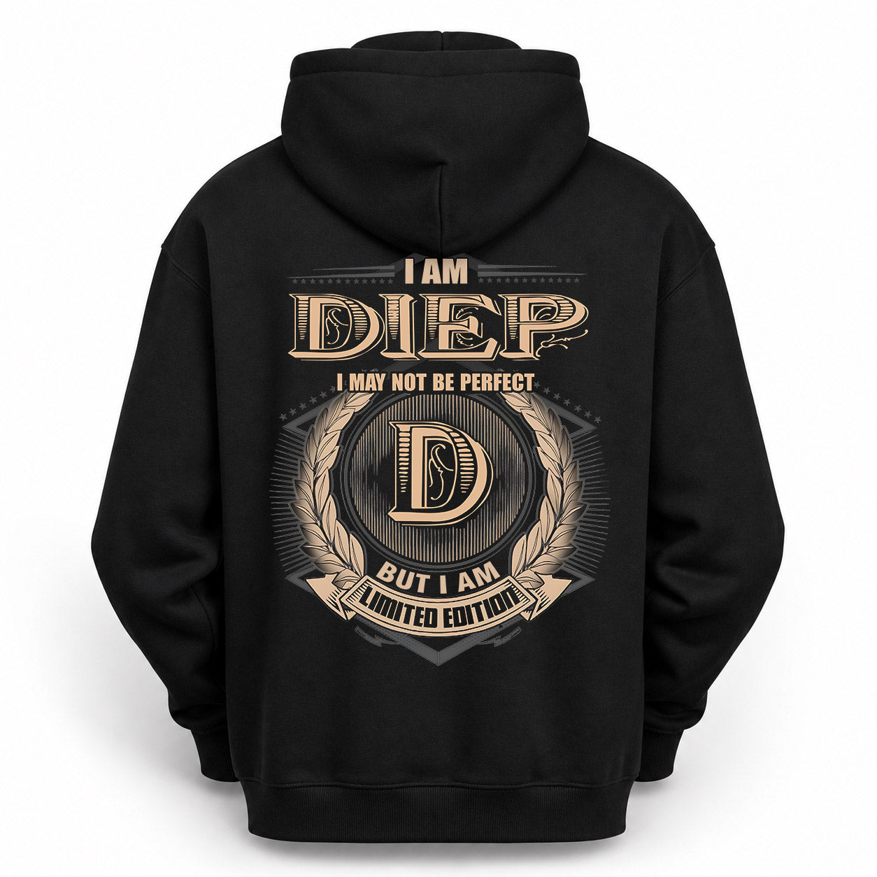 DIEP PH55-T25-Personalized Name Quote Apparel “I Am NAME May Not Be Perfect But I Am Limited Edition”