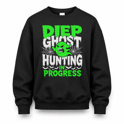 DIEP HW22-K06-109 - NAME Ghost Hunting In Progress Personalized Halloween Shirt