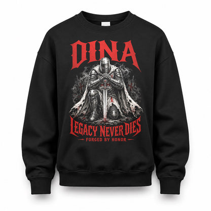 DINA HS90-K04-109 - NAME Legacy Never Dies Forged By Honor Personalized Knight