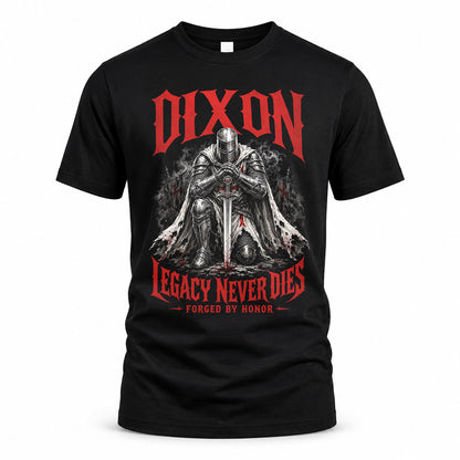 DIXON HS90-K04-109 - NAME Legacy Never Dies Forged By Honor Personalized Knight