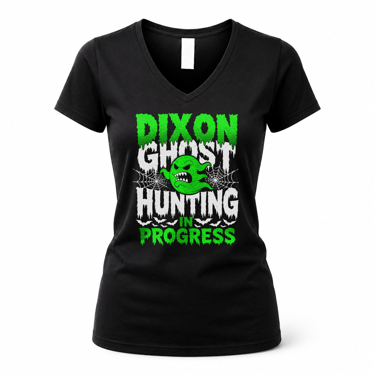 DIXON HW22-K06-109 - NAME Ghost Hunting In Progress Personalized Halloween Shirt