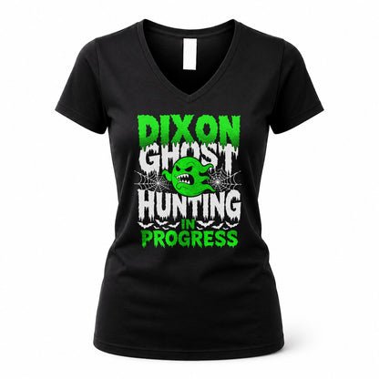 DIXON HW22-K06-109 - NAME Ghost Hunting In Progress Personalized Halloween Shirt