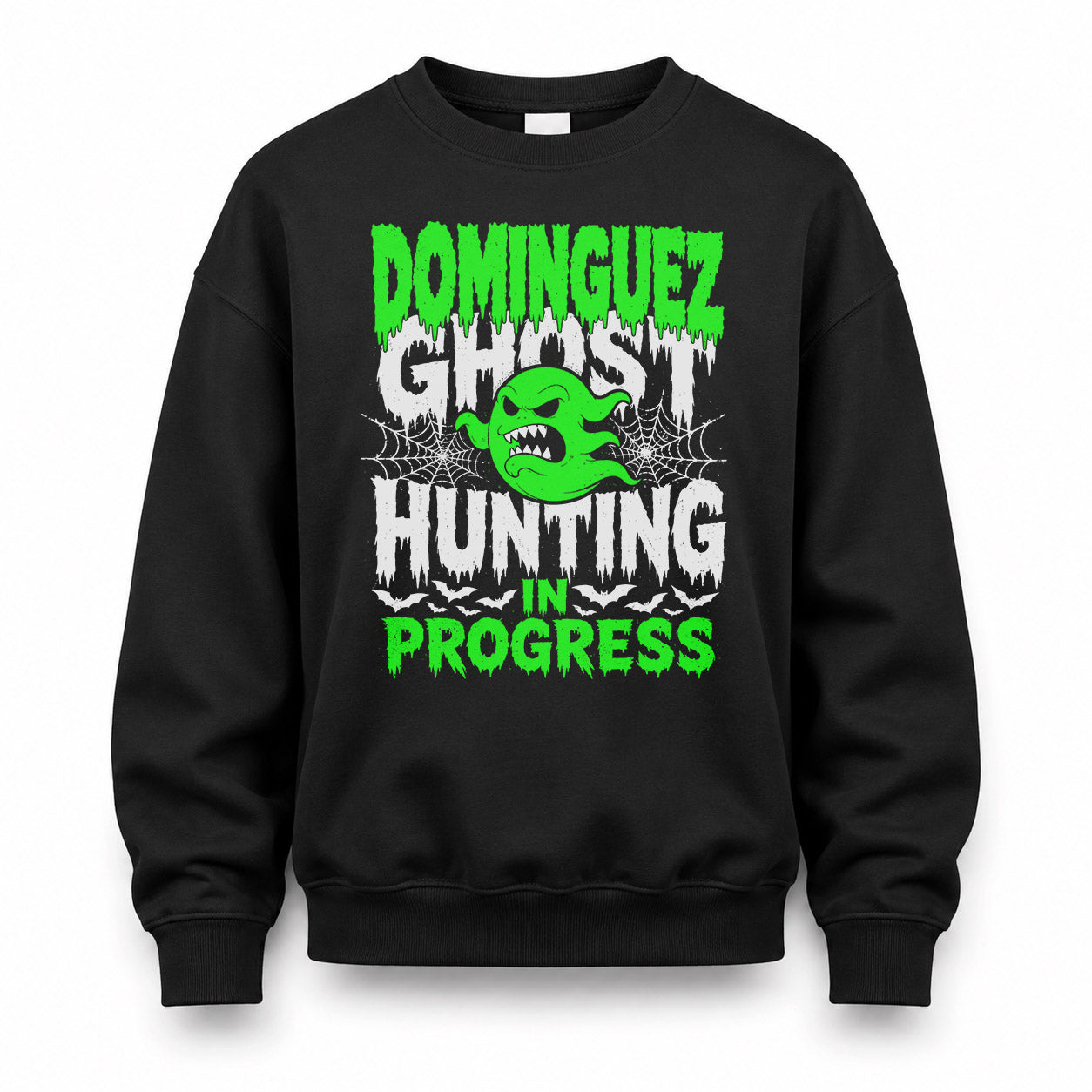 DOMINGUEZ HW22-K06-109 - NAME Ghost Hunting In Progress Personalized Halloween Shirt