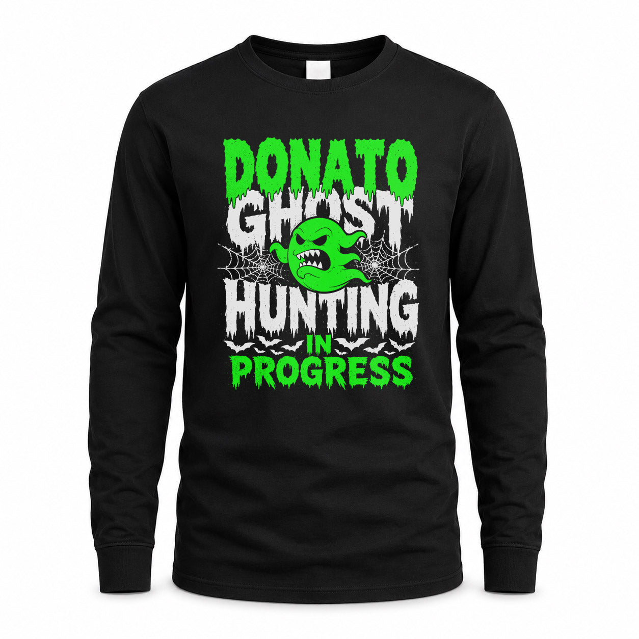 DONATO HW22-K06-109 - NAME Ghost Hunting In Progress Personalized Halloween Shirt