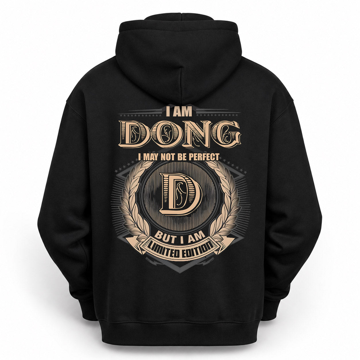 DONG PH55-T25-Personalized Name Quote Apparel “I Am NAME May Not Be Perfect But I Am Limited Edition”