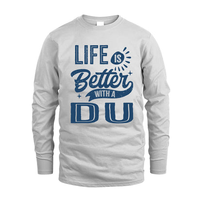 DU HH88-K2–Personalized Name Quote T-Shirt Life Is Better With Unisex Gift