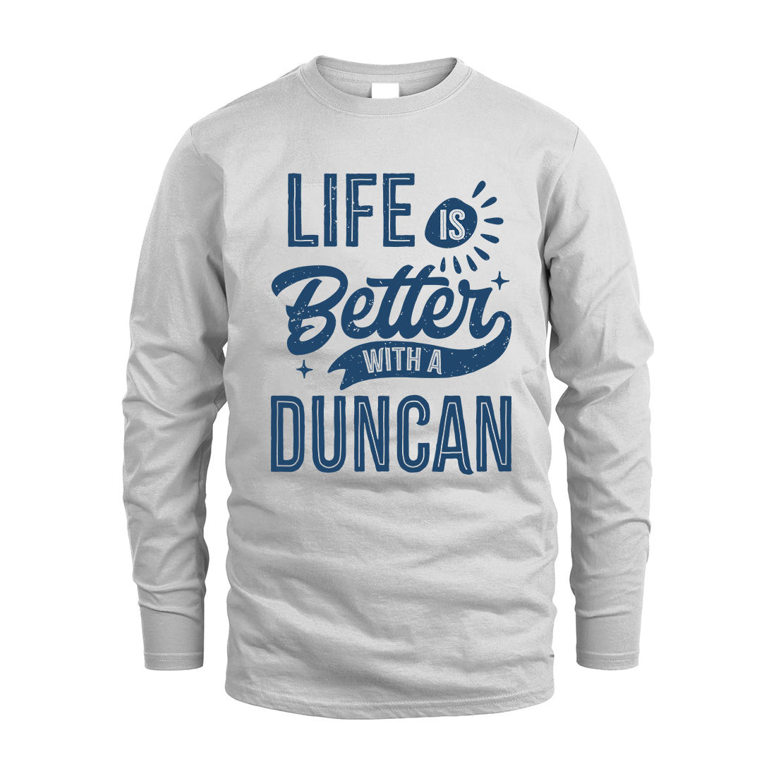 DUNCAN HH88-K2–Personalized Name Quote T-Shirt Life Is Better With Unisex Gift