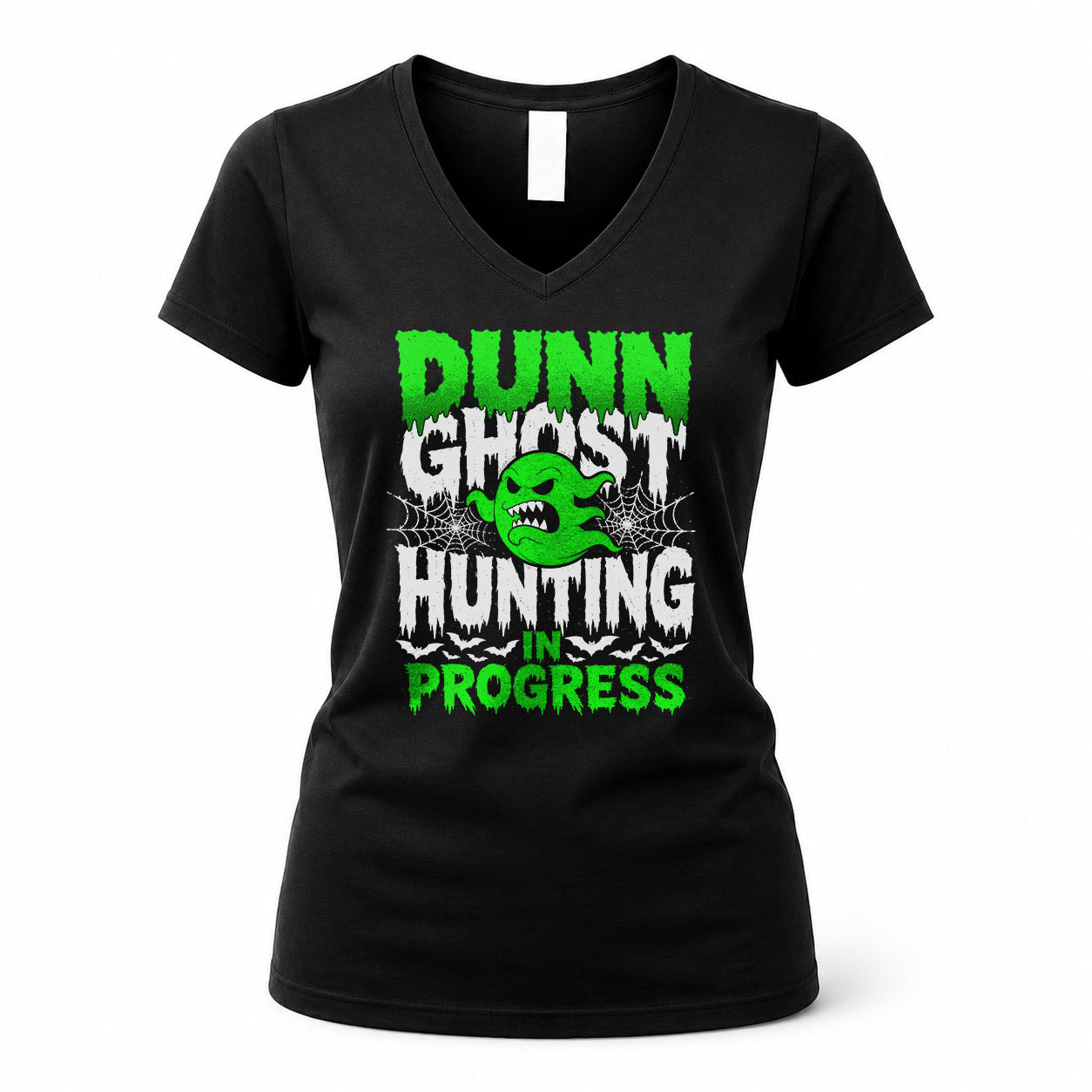DUNN HW22-K06-109 - NAME Ghost Hunting In Progress Personalized Halloween Shirt