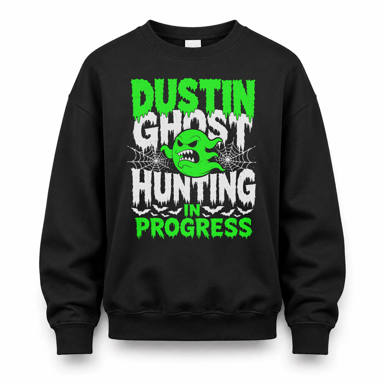 DUSTIN HW22-K06-109 - NAME Ghost Hunting In Progress Personalized Halloween Shirt