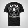 DU P01-K24-229 – Personalized Skull Graphic Apparel “I Am NAME I May Not Be Perfect But I Am Limited Edition”