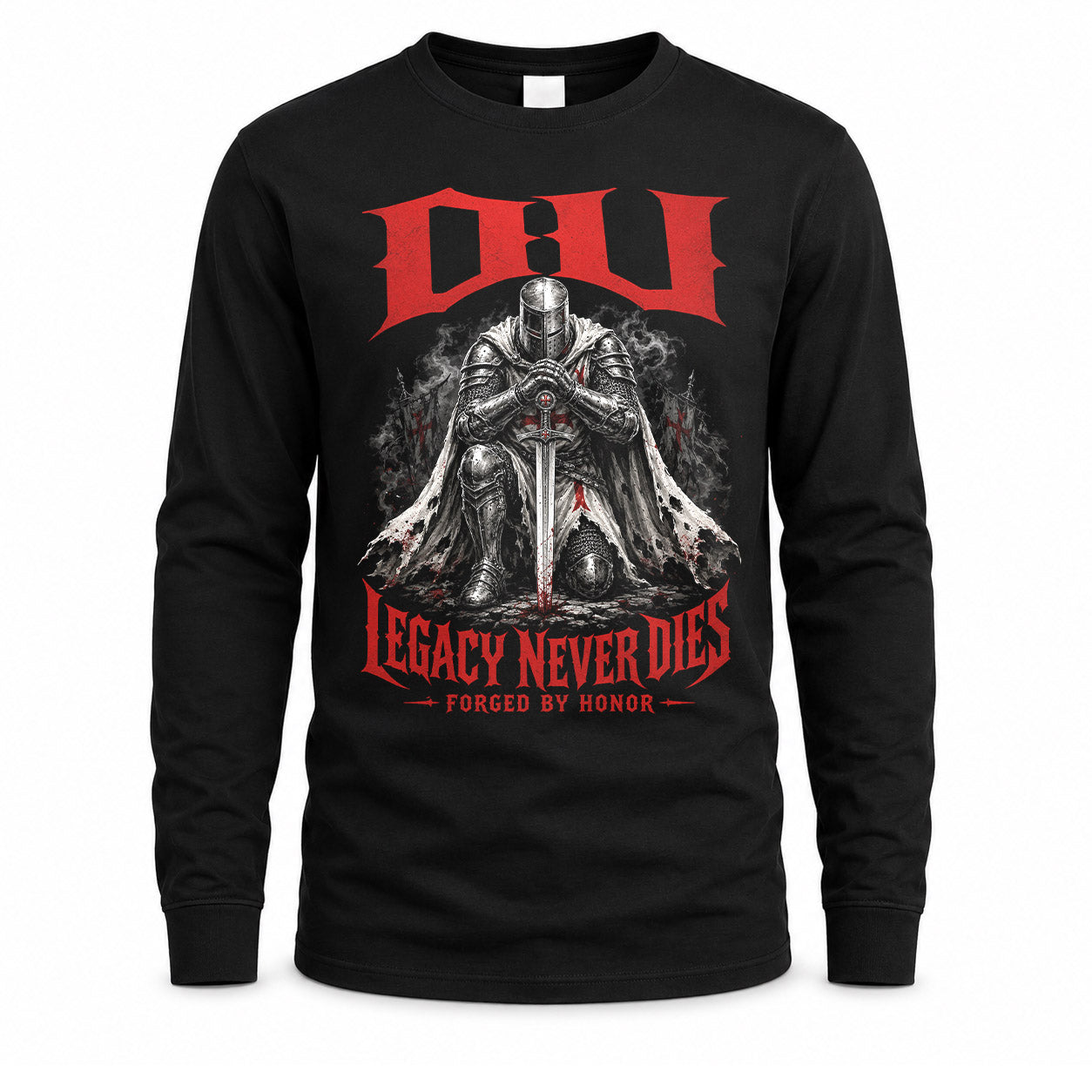 DU HS90-K04-109 - NAME Legacy Never Dies Forged By Honor Personalized Knight