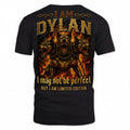 DYLAN MP88-F2-168–Personalized Bold Quote Apparel “I Am NAME I May Not Be Perfect But I Am Limited Edition