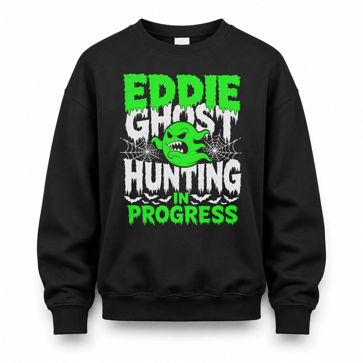 EDDIE HW22-K06-109 - NAME Ghost Hunting In Progress Personalized Halloween Shirt