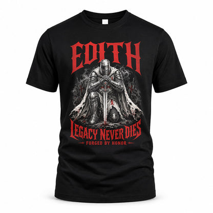 EDITH HS90-K04-109 - NAME Legacy Never Dies Forged By Honor Personalized Knight