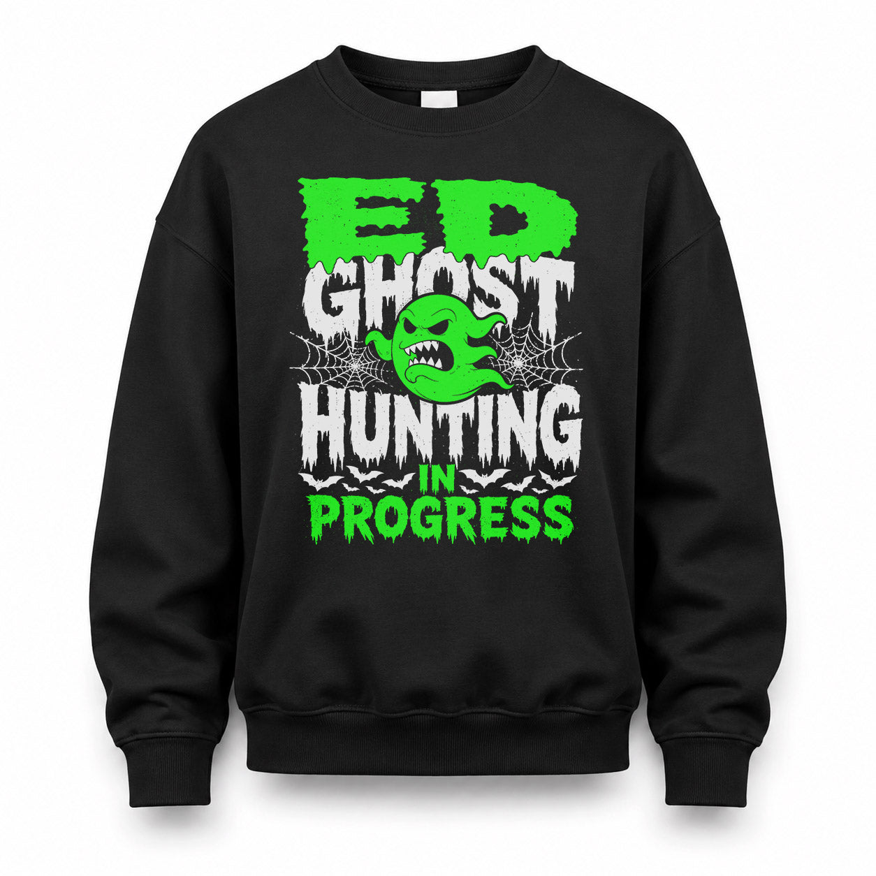 ED HW22-K06-109 - NAME Ghost Hunting In Progress Personalized Halloween Shirt
