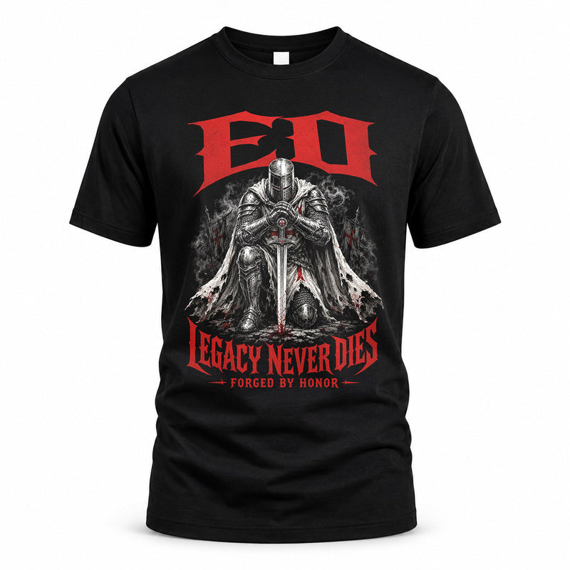 ED HS90-K04-109 - NAME Legacy Never Dies Forged By Honor Personalized Knight