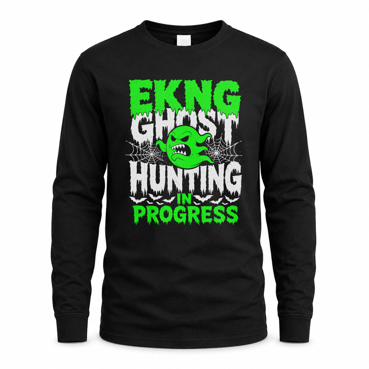 EKNG HW22-K06-109 - NAME Ghost Hunting In Progress Personalized Halloween Shirt
