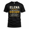 ELENA TM90-K04-125 - NAME Legendary Know-It-All Personalized Funny Shirt