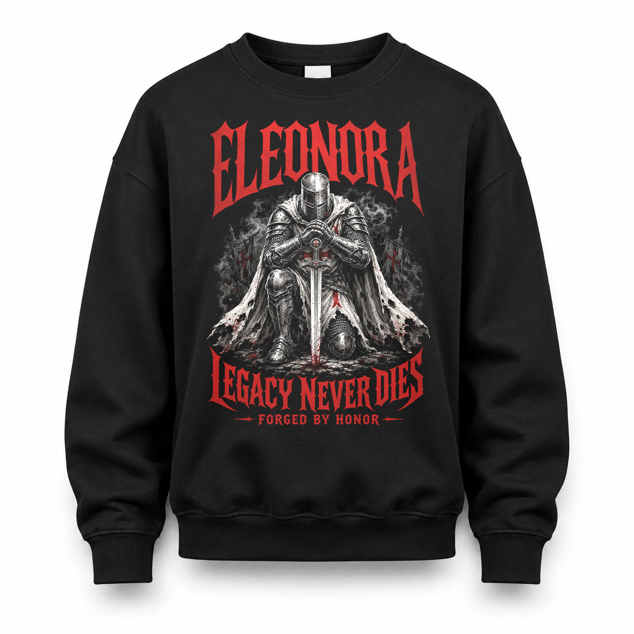 ELEONORA HS90-K04-109 - NAME Legacy Never Dies Forged By Honor Personalized Knight