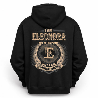 ELEONORA PH55-T25-Personalized Name Quote Apparel “I Am NAME May Not Be Perfect But I Am Limited Edition”
