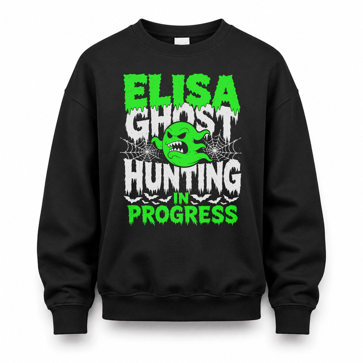 ELISA HW22-K06-109 - NAME Ghost Hunting In Progress Personalized Halloween Shirt