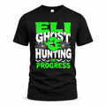 ELI HW22-K06-109 - NAME Ghost Hunting In Progress Personalized Halloween Shirt