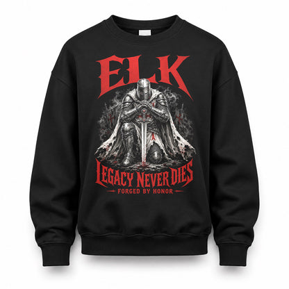 ELK HS90-K04-109 - NAME Legacy Never Dies Forged By Honor Personalized Knight