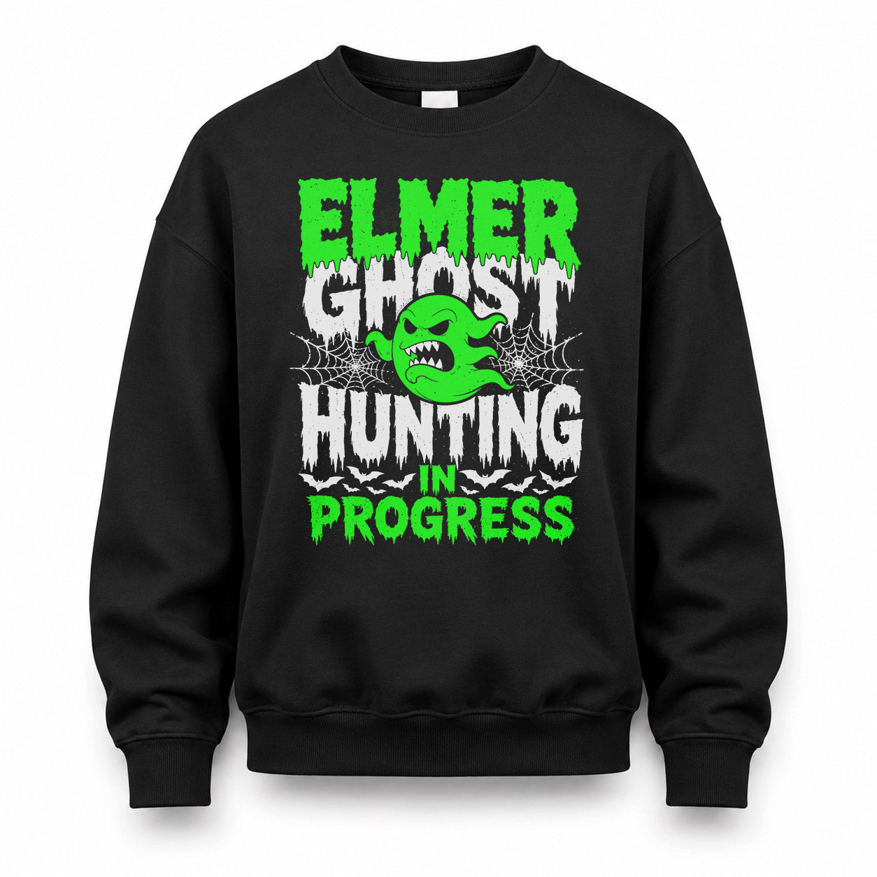 ELMER HW22-K06-109 - NAME Ghost Hunting In Progress Personalized Halloween Shirt