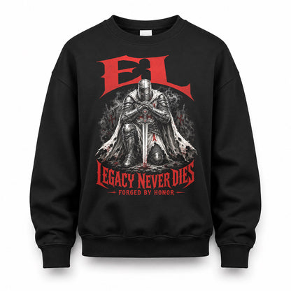 EL HS90-K04-109 - NAME Legacy Never Dies Forged By Honor Personalized Knight