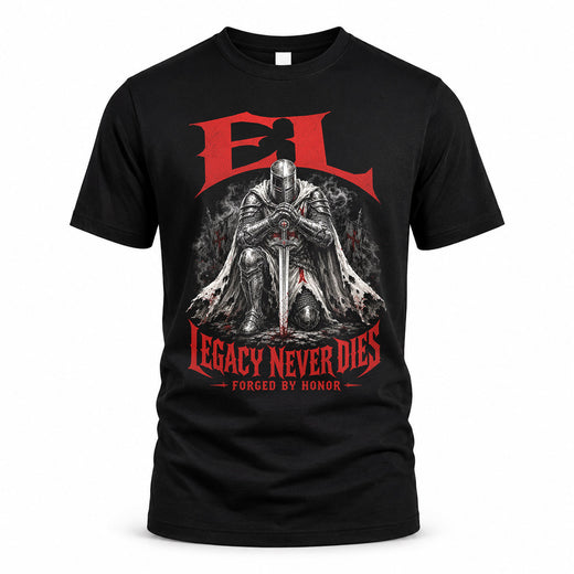 EL HS90-K04-109 - NAME Legacy Never Dies Forged By Honor Personalized Knight