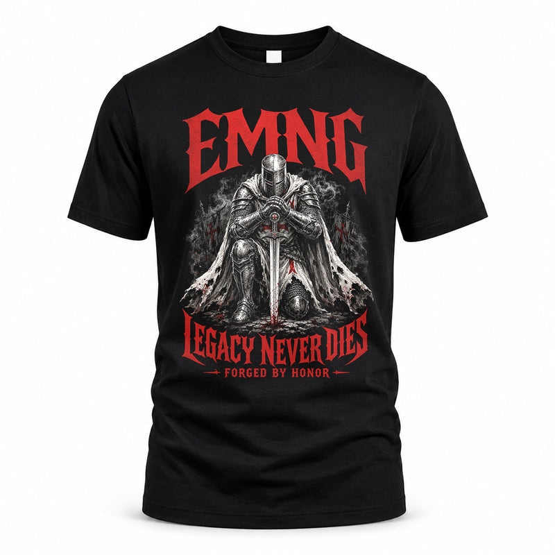 EMNG HS90-K04-109 - NAME Legacy Never Dies Forged By Honor Personalized Knight