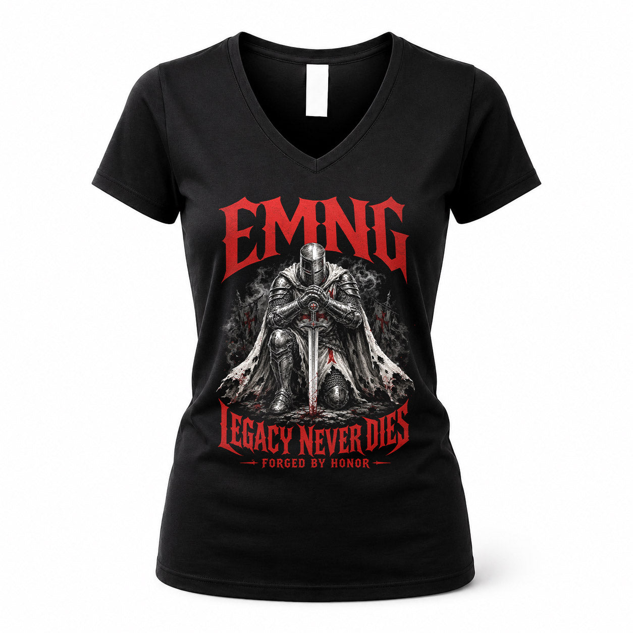 EMNG HS90-K04-109 - NAME Legacy Never Dies Forged By Honor Personalized Knight
