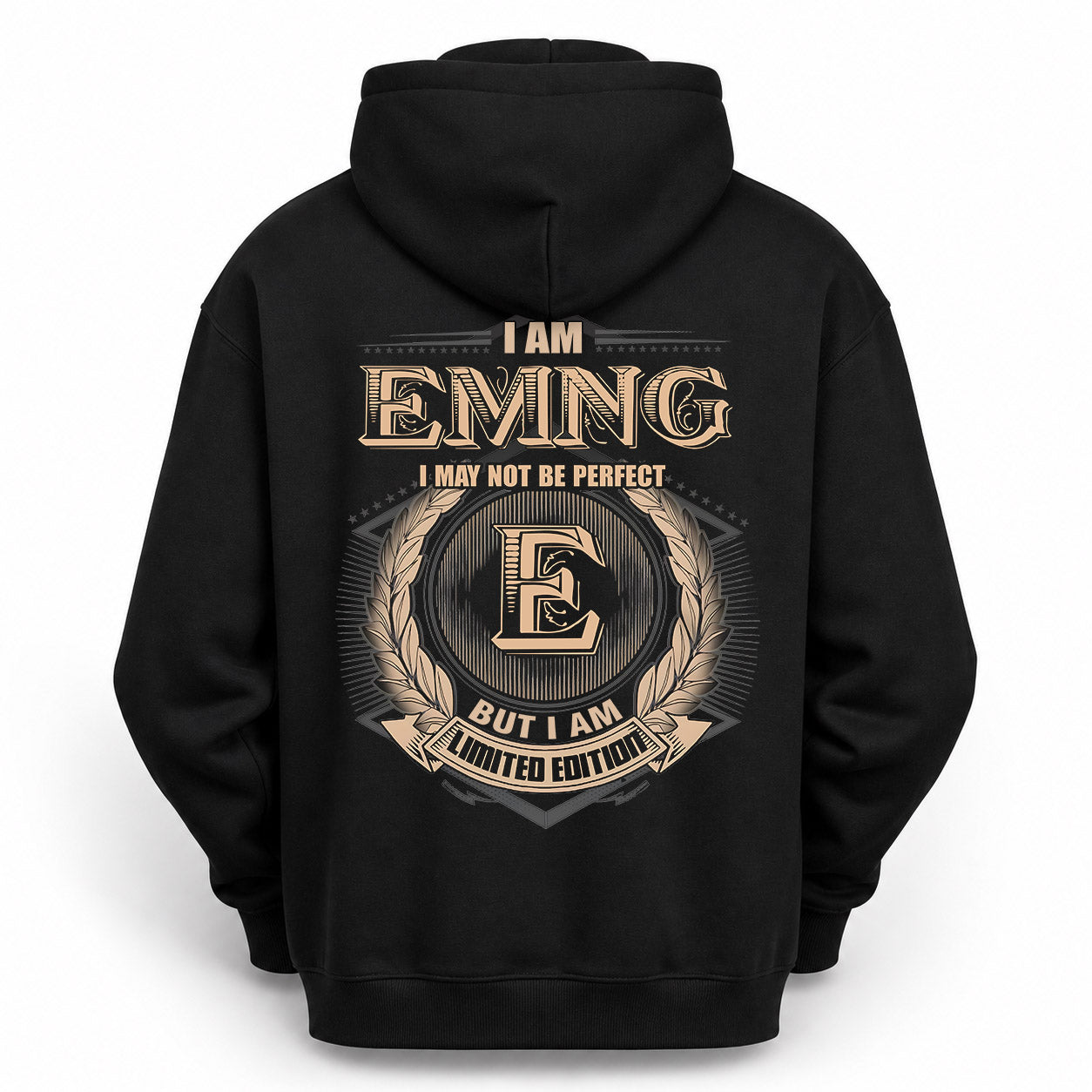 EMNG PH55-T25-Personalized Name Quote Apparel “I Am NAME May Not Be Perfect But I Am Limited Edition”