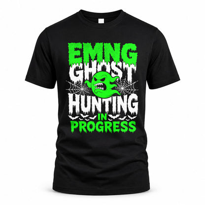 EMNG HW22-K06-109 - NAME Ghost Hunting In Progress Personalized Halloween Shirt