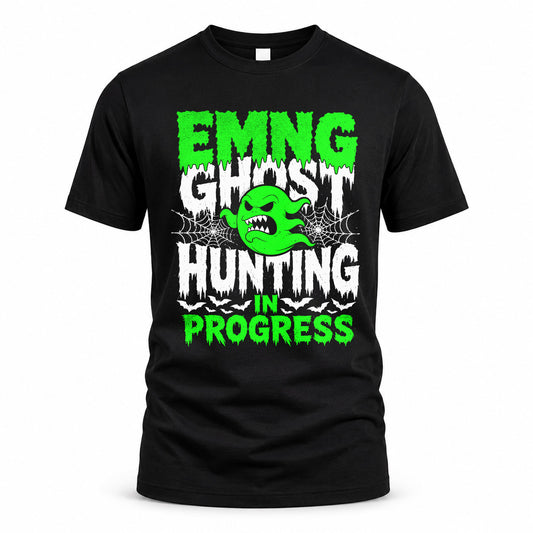 EMNG HW22-K06-109 - NAME Ghost Hunting In Progress Personalized Halloween Shirt