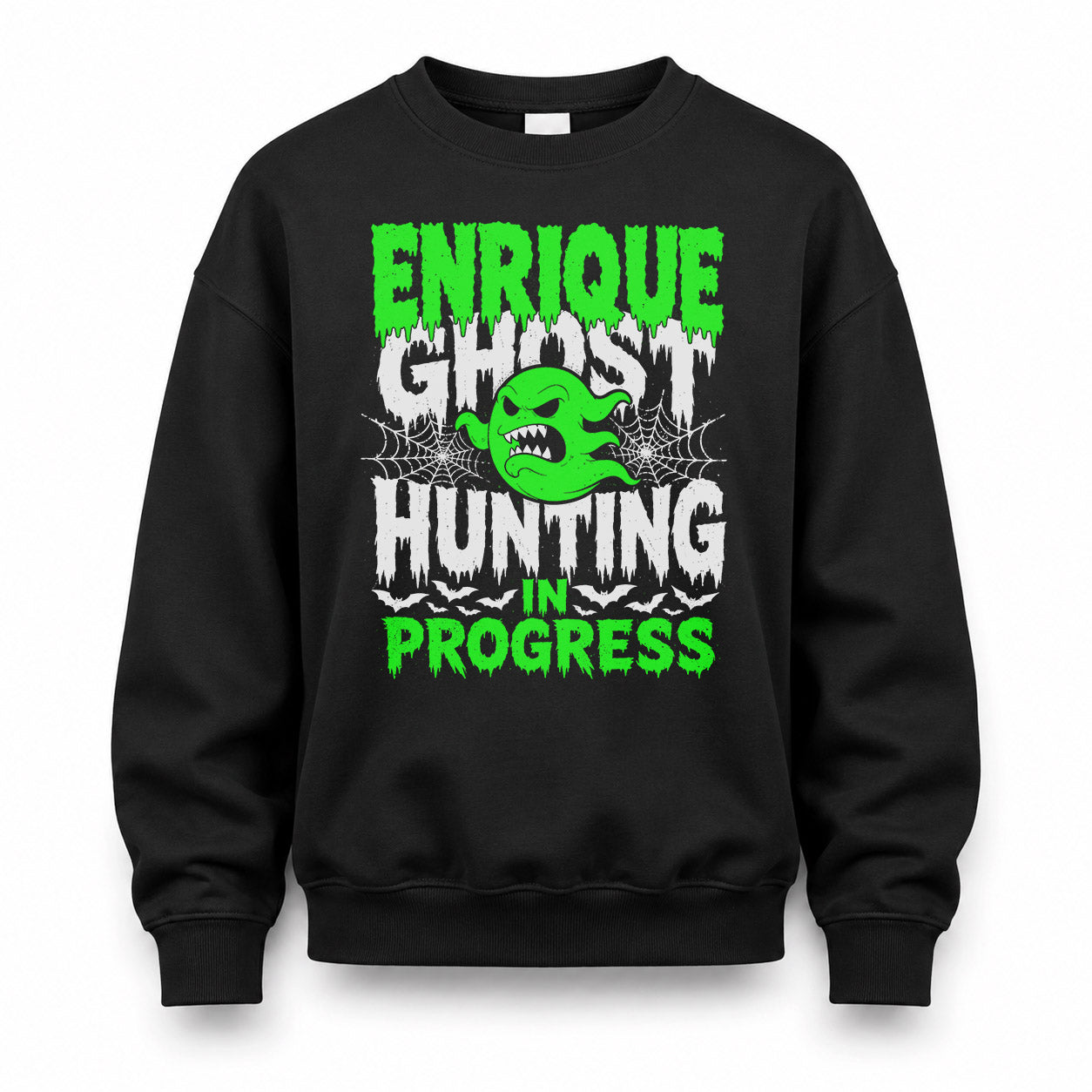 ENRIQUE HW22-K06-109 - NAME Ghost Hunting In Progress Personalized Halloween Shirt