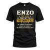 ENZO TM90-K04-125 - NAME Legendary Know-It-All Personalized Funny Shirt