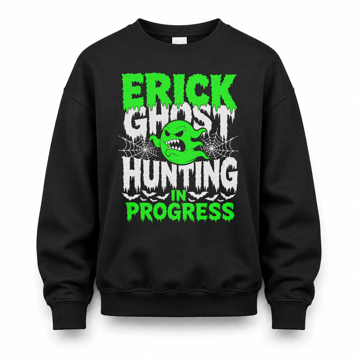 ERICK HW22-K06-109 - NAME Ghost Hunting In Progress Personalized Halloween Shirt