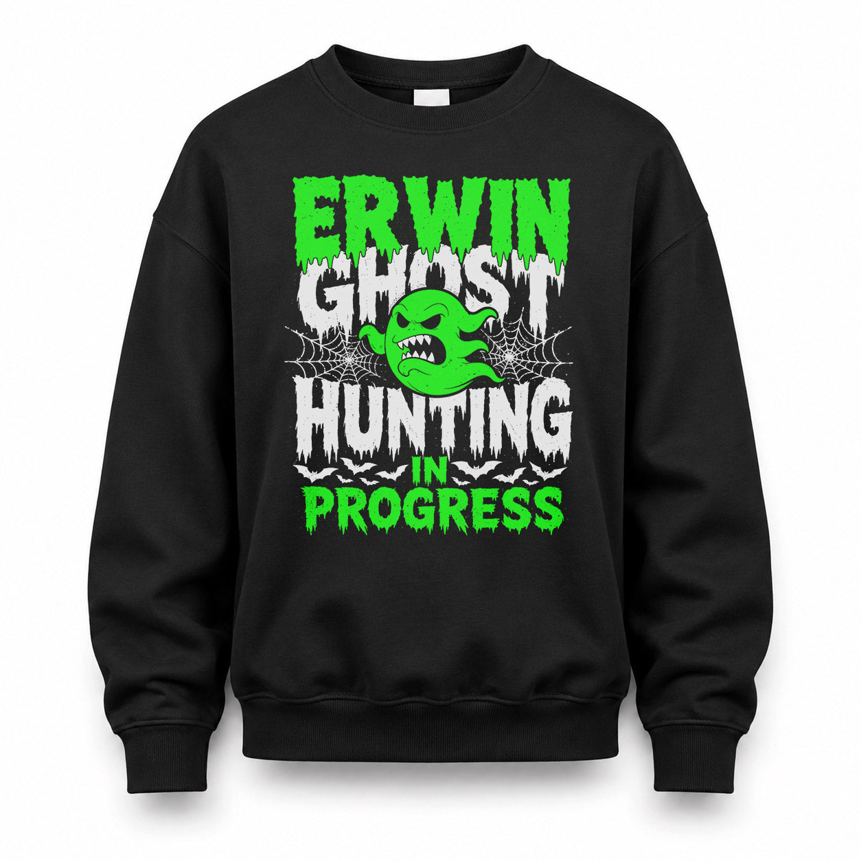 ERWIN HW22-K06-109 - NAME Ghost Hunting In Progress Personalized Halloween Shirt