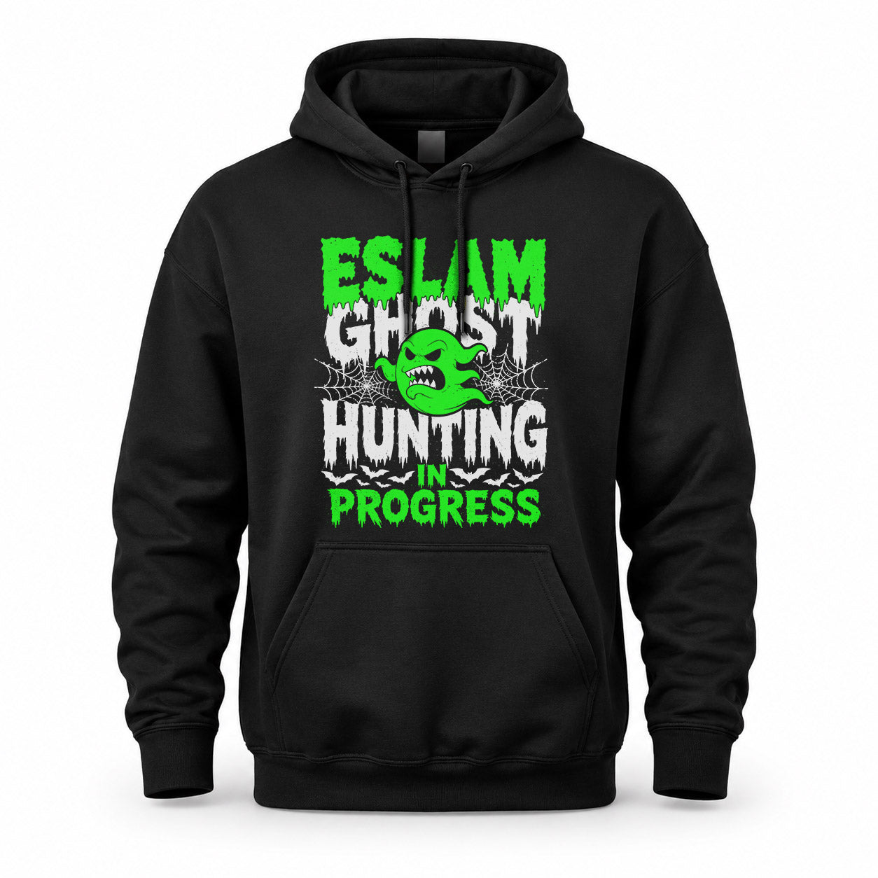 ESLAM HW22-K06-109 - NAME Ghost Hunting In Progress Personalized Halloween Shirt