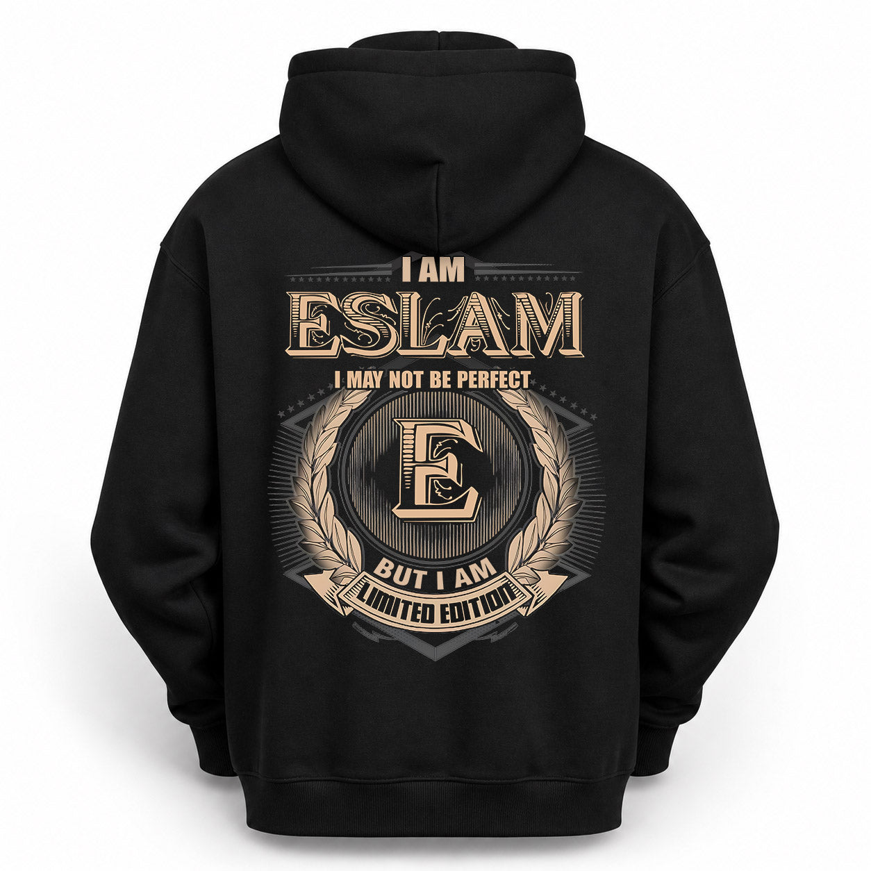 ESLAM PH55-T25-Personalized Name Quote Apparel “I Am NAME May Not Be Perfect But I Am Limited Edition”